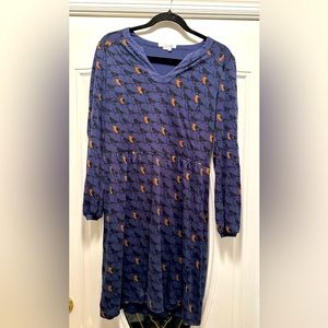 Boden Blue bird dress - size 6